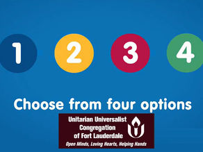 The Future of UUCFL - 1/9/22 -Urgent Congregational Meeting Sunday 